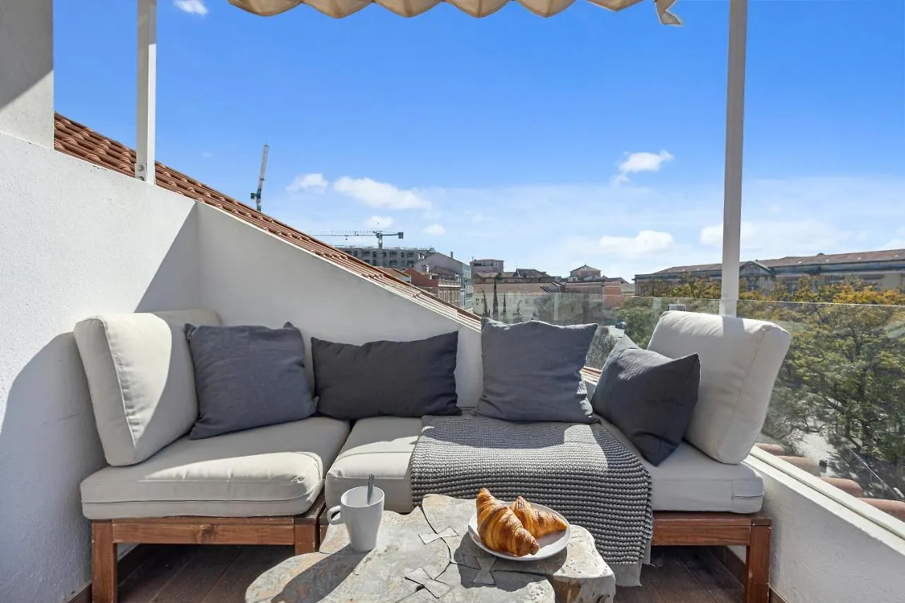 Lägenhet Alcantara Sunny Terrace Apt Lisboa Portugal