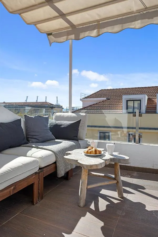 Lejlighed Alcantara Sunny Terrace Apt Lisboa
